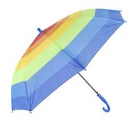 Dina International Kids Rainbow Umbrella, Colorful Striped Design