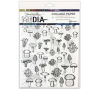 Dina Wakley Media Collage Tissue Paper 20pcs - The Forest