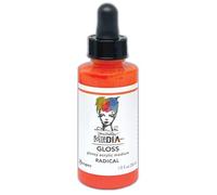 Dina Wakley MEdia Gloss 1.9oz-Radical