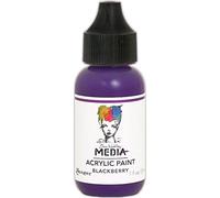 Dina Wakley Media Heavy Body Acrylic Paint 1Oz-Blackberry