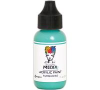 Dina Wakley Media Heavy Body Acrylic Paint 1Oz-Turquoise