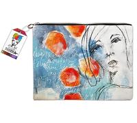 Dina Wakley Media Printed Pouch 9"X12"-