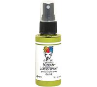 Dina Wakley Media Ranger Gloss Sprays-Olive, 56 ml