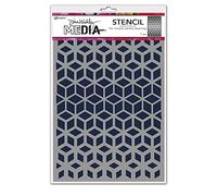 Dina Wakley Media Stencils 9"X6"-Cubed