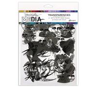 Dina Wakley Media Transparencies 6pcs - Focals Set 2