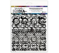 Dina Wakley Media Transparencies 8.5"X10.75" 6/Pkg-Pattern Play Set 2
