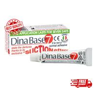 DinaBase 7 Denture Adhesive | Soft Gel Cushion & Reliner for Comfort