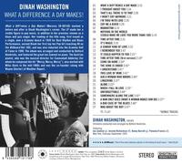 DINAH WASHINGTON - WHAT A DIFFERENCE A DAY MAKES CD NEW