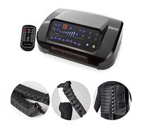 Dinamicamed ® Pressotherapy 8 Digital Classic Pressotherapy Professional Lymphatic Drainage 6 Work Programs, 8 Air Chambers, Pressotherapy for Home with 2 XL Boots, Abdomen Band and Bracelet