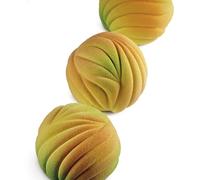 Dinara Kasko Mini Dunes silicone mold for Baking. Geometric 3D silicone mold for cake or mousse, 4pcs. by world famous pastry chef Dinara Kasko