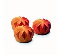 DINARA KASKO Mini Origami silicone mold for Baking. Geometric 3D silicone mold for cake or mousse, 4pcs. by world famous pastry chef DINARA KASKO