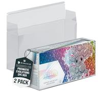 Dinavio Crafthouse 2 Pack Prismatic Evolutions SPC Plastic Protectors - 0.7mm Ultra Thick Display Protector - Compatible with Prismatic Evolutions Super Premium Collection Box (2 Pack)