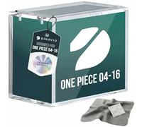 Dinavio Crafthouse One Piece Booster Box Acrylic Display Case Stackable - UV Protection with N52 Strong Magnets - Clear TCG Storage Protector - Compatible with English OP-04 to OP-16 Booster Boxes