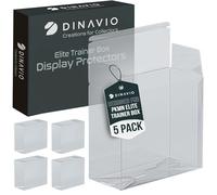 Dinavio Crafthouse PET Plastic ETB Protector Case 5 Pack - Elite Trainer Box Protector - ETB Case Compatible with Elite Trainer Boxes (Pack of 5)
