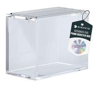 Dinavio Crafthouse PKMN Booster Box Case Acrylic Display Stackable - 8mm + 5mm Ultra Thick Acrylic with 5x3mm Strong Magnets - PKMN Booster Box Case Protector - Compatible with PKMN Booster Boxes