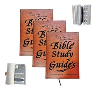 dinblex 66-Page Bible Study Guide, Daily Devotional Journal, Religious Faith-Based Notebook for Prayer Reflections, A Yearlong Bible Study Plan forWomen-Daily Scripture Quotes, Christian Gift (3pcs)