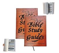 dinblex 66-Page Bible Study Guide, Daily Devotional Journal, Religious Faith-Based Notebook for Prayer Reflections, A Yearlong Bible Study Plan forWomen-Daily Scripture Quotes, Christian Gift (2pcs)