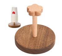 Dinchaakuarry Cup Dispenser,Wooden Kitchen Mug Organizer - Kitchen Counter Cup Organizer for Mugs Glasses Camping Bathroom Bedside Coffee Bar Home Restaurant