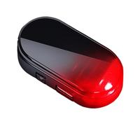 Dinchaakuarry Energía Solar Anti -robo De La Luz Del Automóvil, Luz De Alarma De Automóvil Solar Anti Robo - Lámpara De Seguridad | Alarma Simulada LED De Seguridad Intermitente Antirrobo De LED P