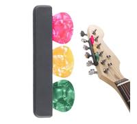 Dinchaakuarry Guitar Choice with Holder, Guitar Pick Holders, Plectrums Storage Organizer, Electric Acoustic Guitar Pick Box Case with Adhesive Backing for Father's Day for Bass Ukulele