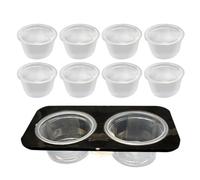 Dinchaakuarry Lizard Water Bowl, Reptile Feeding Bowl, Water Bowl, Reptile Food Feeder, Removable Tank Accessories with Cups, Feeding Bowl for Bearded People