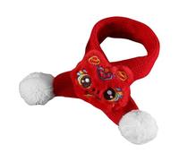 Dinchaakuarry New Year Scarf for Dogs | Warm Puppy Scarf | Pet Scarf Knit Year Of The Snake Dog Costumes Pet Winter Holiday Scarf for Dogs