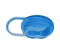 DINCHAAKUARRY PACIFIER STORAGE CONTAINER - Travel Friendly Pacifier Case, Portable Baby Soother Holder | Dustproof Pacifier Organizer for Shopping, Traveling and Daily Use, Blue, se beskrivning