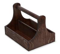 dine@drinkstuff Pine Condiment Caddy 25 x 18 x 18cm, DS31439 Simgle