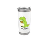 Dine-osaur Funny Dinosaur Pun Stainless Steel Insulated Tumbler