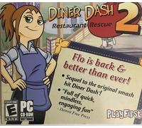 Diner Dash 2 Restaurant Rescue(2006,PC CD-ROM,W98,W2000 WinXP,Mac & Vista)-New