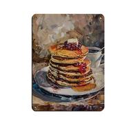 Diner Style American Food Retro Poster Metal Tin Sign Chic Art Retro Iron Painting Bar People Cave Cafe Family Garage Poster Wall Decoration 12x16inch(30x40cm)