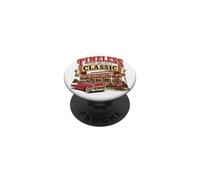 Diner Timeless Classic Vintage American History PopSockets Adhesive PopGrip