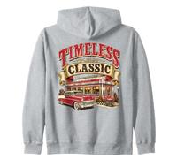Diner Timeless Classic Vintage American History Zip Hoodie