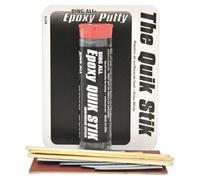 Ding All Quik Stik Epoxy Putty Kit - Hand Mixable Surfboard & SUP Repair Stik - Dries White, Use Wet or Dry