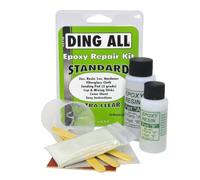 Ding All Standard Epoxy 2oz Repair Kit #DA231E - 3oz (84ml) Epoxy Resin Ding Repair Kit for Surfboards - With Fiberglass Cloth, No UV Light Needed