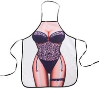 Ding Yongliang Cooking apron, Funny Novelty Sexy Women Kitchen BBQ Apron Chef Waitress Cooking Apron Unisex Adult Apron Fancy Dress Fun