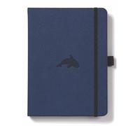 Dingbats* Wildlife Lined Journal Notebook A5 - Vegan Leather Hardcover - Ideal for Work, Travel, Writing - with Pocket, Elastic Closure & Bookmark