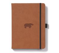 Dingbats A5+ Wildlife Brown Bear Notebook - Graph (Paperback Book)