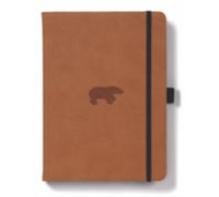 Dingbats* Wildlife Lined Journal Notebook A5 - Vegan Leather Hardcover - Ideal for Work, Travel, Writing - with Pocket, Elastic Closure & Bookmark
