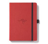 Dingbats* Wildlife Dotted Journal Notebook A5 - Vegan Leather Hardcover - Ideal for Work, Travel, Writing - with Pocket, Elastic Closure & Bookmark