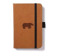 Dingbats A6 Pocket Wildlife Brown Bear Notebook - Dotted
