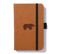 Dingbats A6 Pocket Wildlife Brown Bear Notebook - Graphed (Paperback Book)