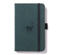 Dingbats A6 Pocket Wildlife Green Deer Notebook - Plain (Paperback Book)