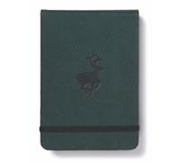 Dingbats* - Wildlife Dotted Reporter A6 Notebook - PU Leather Hardcover Pocket Journal for Work, Travel -Pocket, Elastic Closure, Pen Holder, Bookmark