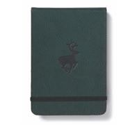 Dingbats A6+ Wildlife Green Deer Reporter Notebook - Dotted