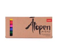Dingbats - Ātopen Dual Tip Colouring Pens - Water-based, Bleed-proof Brush Pens, Fineliner Pens for Drawing, Journaling, Calligraphy - Primary Set