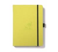 Dingbats* Earth Dotted Journal Notebook A5 - Vegan Leather, Hardcover, Ideal for Work, Travel - Pocket, Elastic Closure, Bookmark