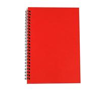 Dingbats Journal Bear Students Ruled Spiral Notebook A5 1pack Lined Travel Writing Notebooks Journal Memo Notepad Sketchbook Students College Business Diary Ruled Red Cover (Red, One Size)