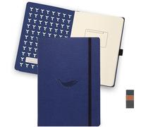 Dingbats Notebooks - A4 BLUE WHALE NBOOK DOTTED - Hardback - E245z