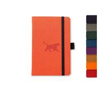 Dingbats Pocket Notebook - Wildlife A6 - Lined PU Leather Hardcover, Elastic, Pen Holder